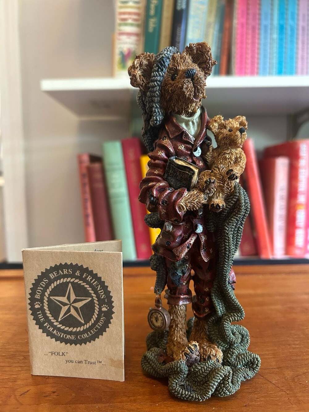 Boyds Bears and Friends Folkstone Collection P.J. McSnoozin with Craxton. #2882